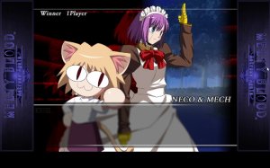 MELTY BLOOD Actress Again Current Code.Neco & Mesh vs Tohno Akiha [ネコ&メカVS遠野秋葉]