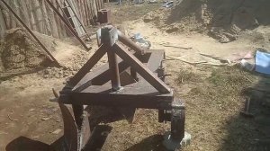 САМОДЕЛЬНЫЙ ПЛУГ...ДЛЯ МТЗ 80,ЮМЗ, Т 40 .ВСПАШКА..ЛЕМЕХА.