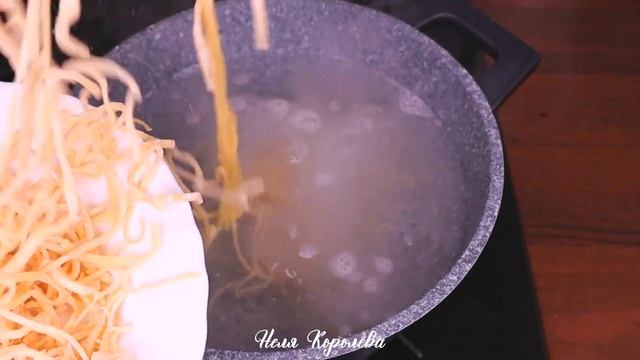 ДОМАШНЯЯ ЛАПША - из простых доступных продуктов - Тесто для домашней лапши и пасты!