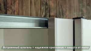 Обзор 2-х дверного шкафа-купе "Прайм", корпус Белый снег