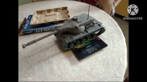 танк Т-57Havy из пластилина.