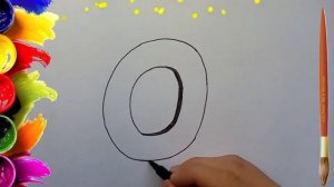 How TO DRAW THE NUMBER 0 | Как НАРИСОВАТЬ ЦИФРУ 0