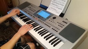 Маруся раз-два-три калина на синтезаторі