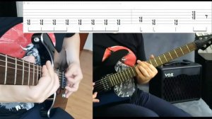 OZZY OSBORNE PARANOID GUITAR RIFF +TAB (УРОК ПО ГИТАРЕ)