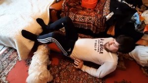 Вытягивание позвоночника на древмасе