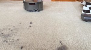 Dyson 360 Eye - EXTREME SUCTION TEST - *high* suction setting, no brushbar, big dust bunny