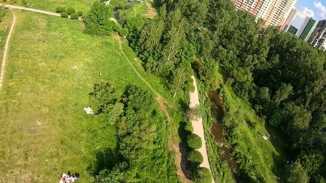 Полет над парком Оккервиль. Кудрово.