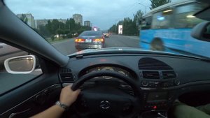 ЖЁСТКИЕ ШАШКИ от первого лица! MERSEDES W211 ШЕРСТЬ и три