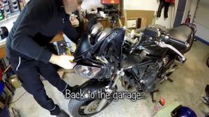 Suzuki Bandit 1200S Head Lights cleaning