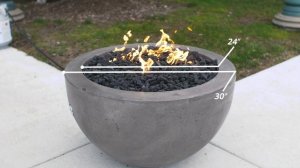 Moderno III Gas Fire Bowl by Prism Hardscapes