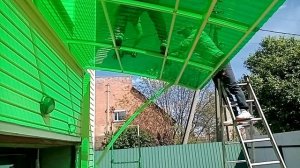 Навес на входную группу в дом