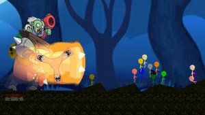 Marble Ragdoll vs Zombie Boss -  Colour Stickmen Survival Race in Algodoo