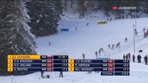 Сергей Устюгов и Александр Большунов призеры в масс-старте на Тур де Ски. (Швейцария) 2019.