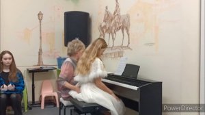 Мой первый концерт в музыкальной школе.