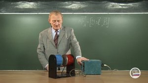 33. Электричество. Выпрыгивание провода из магнита