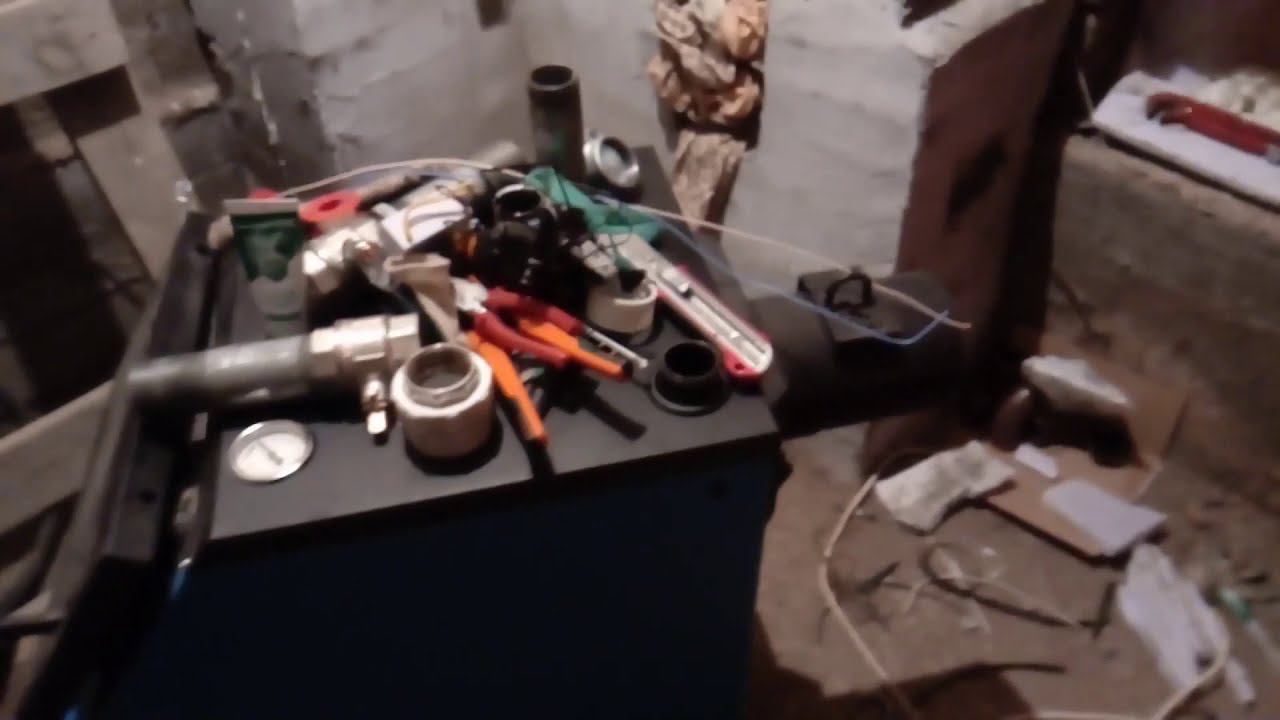 Отопление и автоматика теплого пола Доме блоков, #отопление #топольм #теплоаккумулятор смотреть онлайн