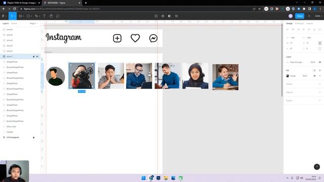 #02 Disain Instastory - Figma UI Instagram