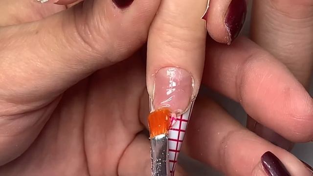 Простой дизайн ногтей. Наращивание на шаблонах. Быстрый маникюр