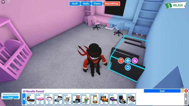 ДЕТСКАЯ КОМНАТА В АДОПТ МИ | ADOPT ME ROBLOX | FUTURISTIC HOUSE ЗА 2500$ смотреть онлайн