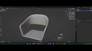 Создание Стильного Кресла в Blender. #1 Урок по 3D Моделированию