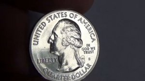 Coin of USA quarter dollar 2020(American Samoa)/Монета США 25 центов 2020 год (Американское Самоа)