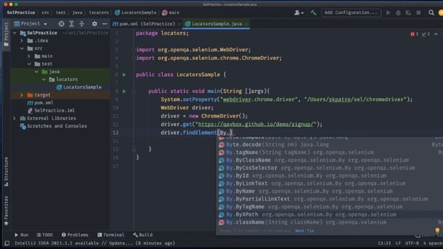 Understanding HTML DOM & selenium locator strategies