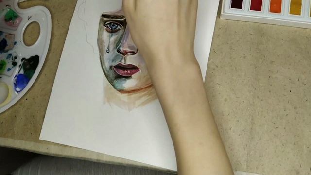 ПОРТРЕТ АКВАРЕЛЬЮ | WATERCOLOR PORTRAIT