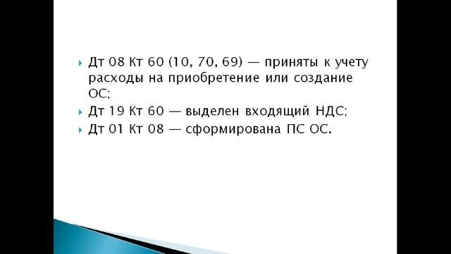 Основы бухучета. Урок 5 