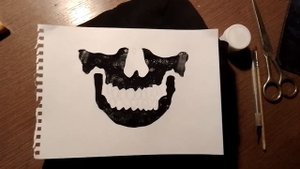 Маска Гоуста из Call of Duty Modern warfare 2 (2009) - Своими руками