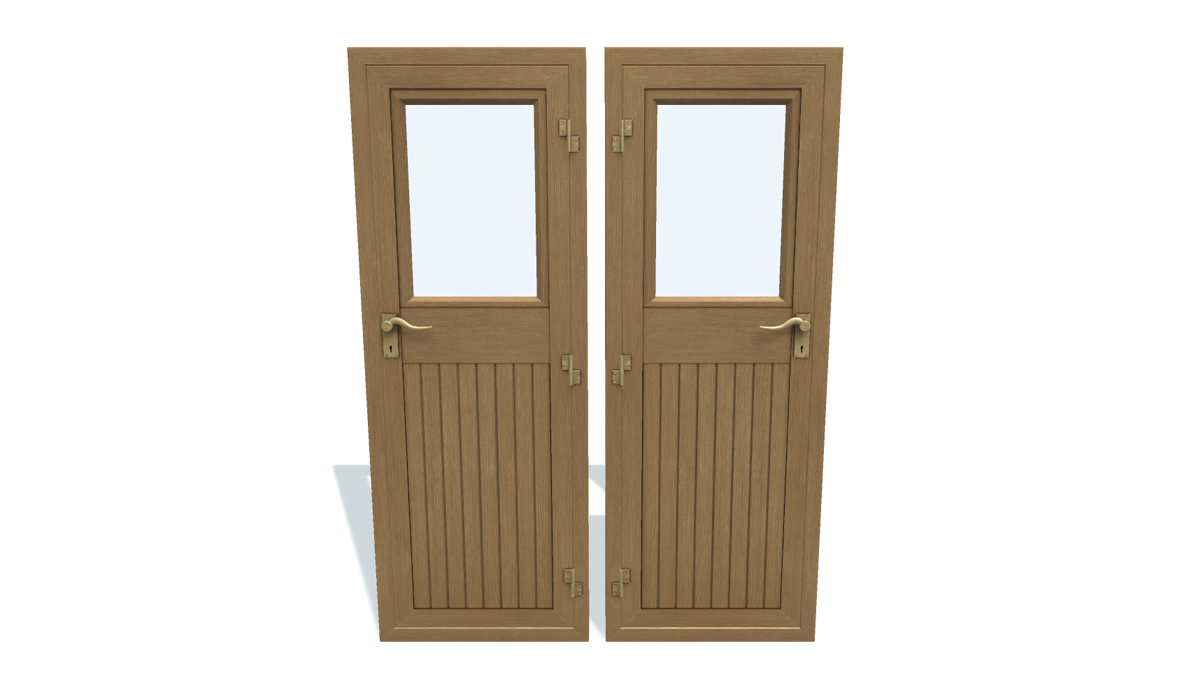 3D model. Ship wooden door A. Корабельная деревянная дверь.