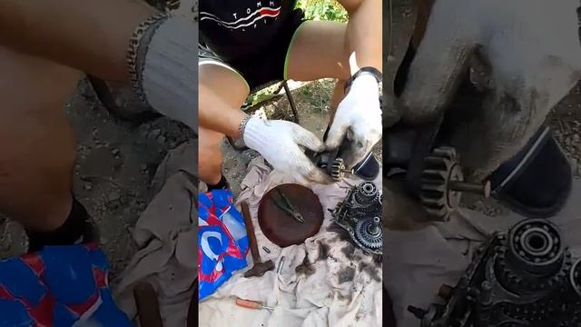 ремонт кпп задняя скорость мотоцикл урал. перевернул шестерню часть 3 смотреть онлайн