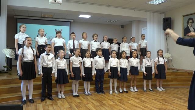 Младший хор Солнышко ДМШ №7 Казань  Мы дружим с музыкой акапелло