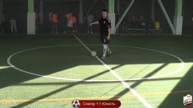 Футбол в зале. Турнир в фиесте Слагор 1:1 Юность смотреть онлайн