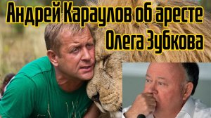 АНДРЕЙ КАРАУЛОВ ОБ АРЕСТЕ ОЛЕГА ЗУБКОВА / ПАРК ЛЬВОВ "ТАЙГАН"