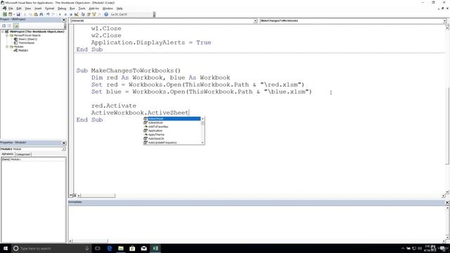 Excel VBA Programming - Object Deep Dive | 8 - The Workbook Activate Method