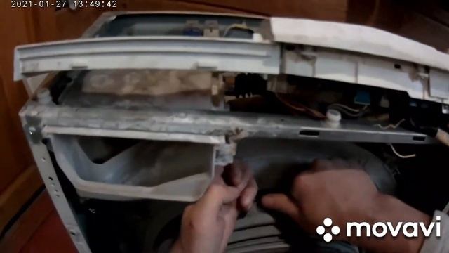 замена манжеты уплотнителя у стиральной машины
