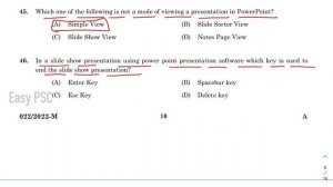 022/2022 | Computer Assistant Gr II / Typist Clerk / Stenographer/ CA Gr II - Final Answer Key