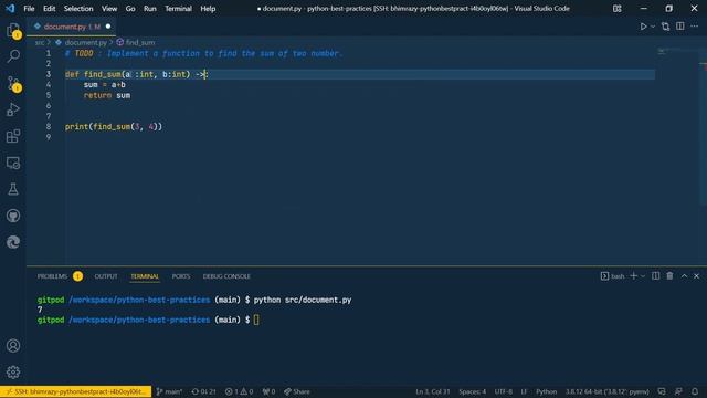 [ Python Best Practices ] - How to document python functions? | Python Docstring | BHIMRAJ YADAV