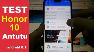 Тест производительности телефона Honor 10