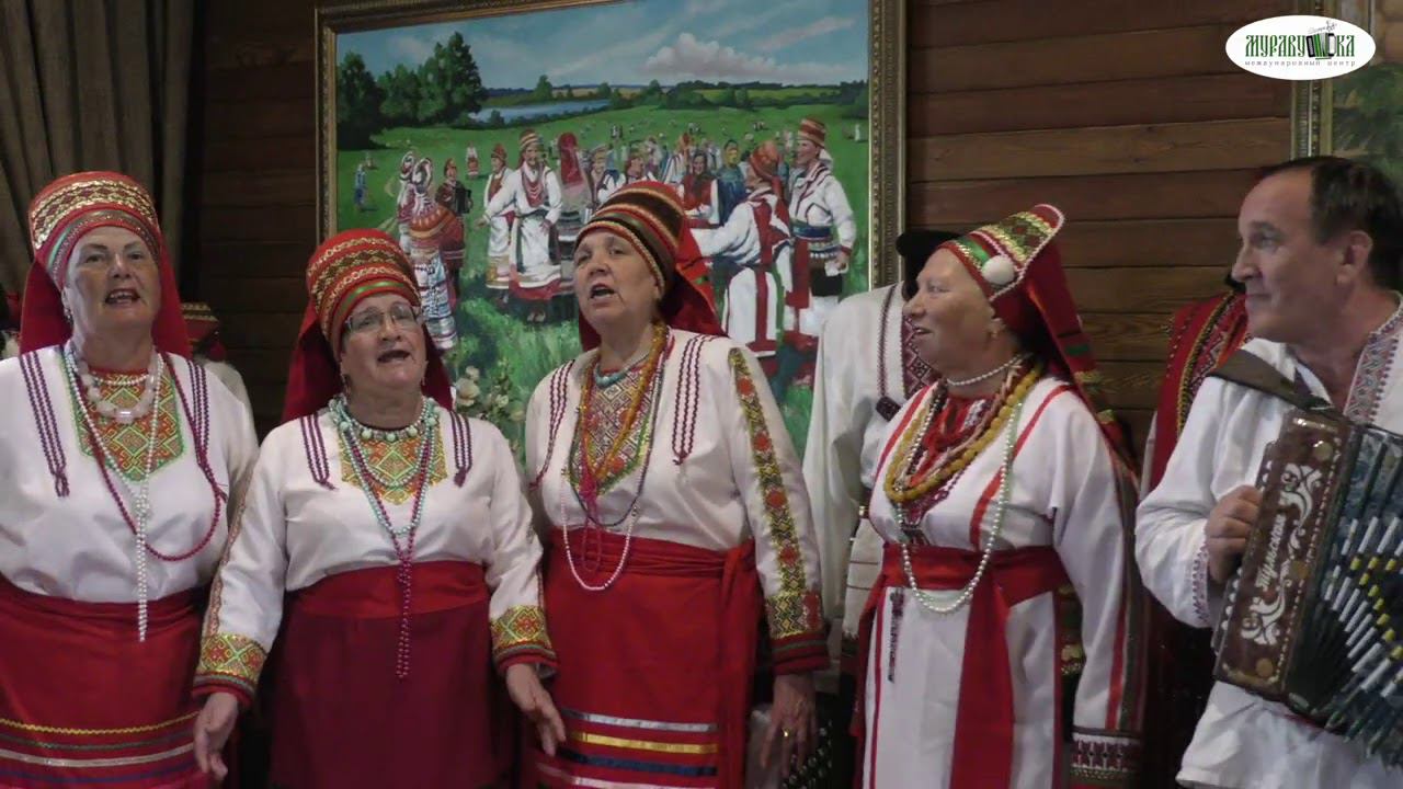 Мордовская песни на эрзянском языке под гармонь! Пой гармонь, звени душа, песня русская слышна!
