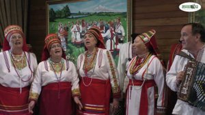 Мордовская песни на эрзянском языке под гармонь! Пой гармонь, звени душа, песня русская слышна!