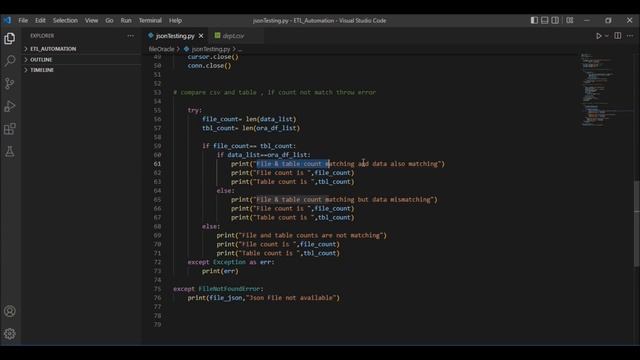 Data Analysis |Python 2| Read json file and compare data from csv to table with pandas #dataanalysi