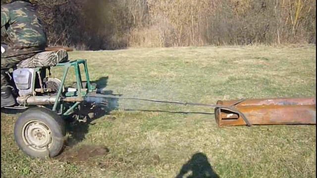 Самодельный вездеход из мотоцикла. смотреть онлайн