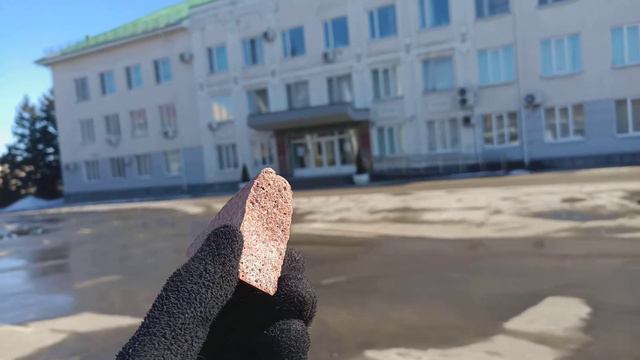 Обряд градостроения возле здания Администрации Старого Оскола (неудачный)