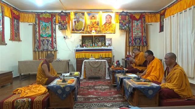 Молебен Будды Медицины, Цедо, молитва о долголетии Далай-ламы, Сержем, Янгуг. 16.08.2023 смотреть онлайн