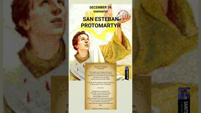 SAN ESTEBAN THE FIRST MARTYR