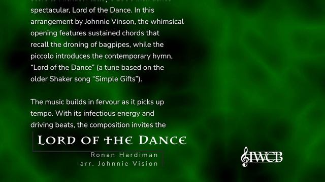 Lord of the Dance - Ronan Hardiman - IWCB