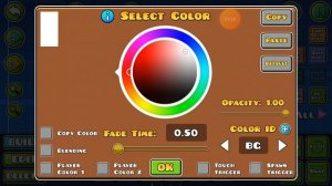 Как изменить цвет пола и заднего фона в геометрии дэш