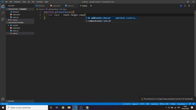 Make a Calculator in HTML, CSS and JavaScript