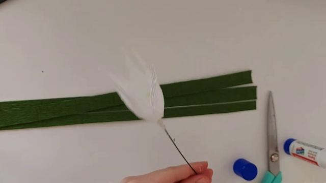 ТЮЛЬПАНЫ из гофрированной бумаги ТРИУМФАТОР БЕЛЫЙ/ Поделки своими руками/ DIY crepe paper FLOWERS смотреть онлайн